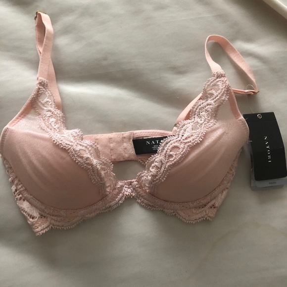 Natori Intimates & Sleepwear Nwot Natori Feathers Bra Pink Shine